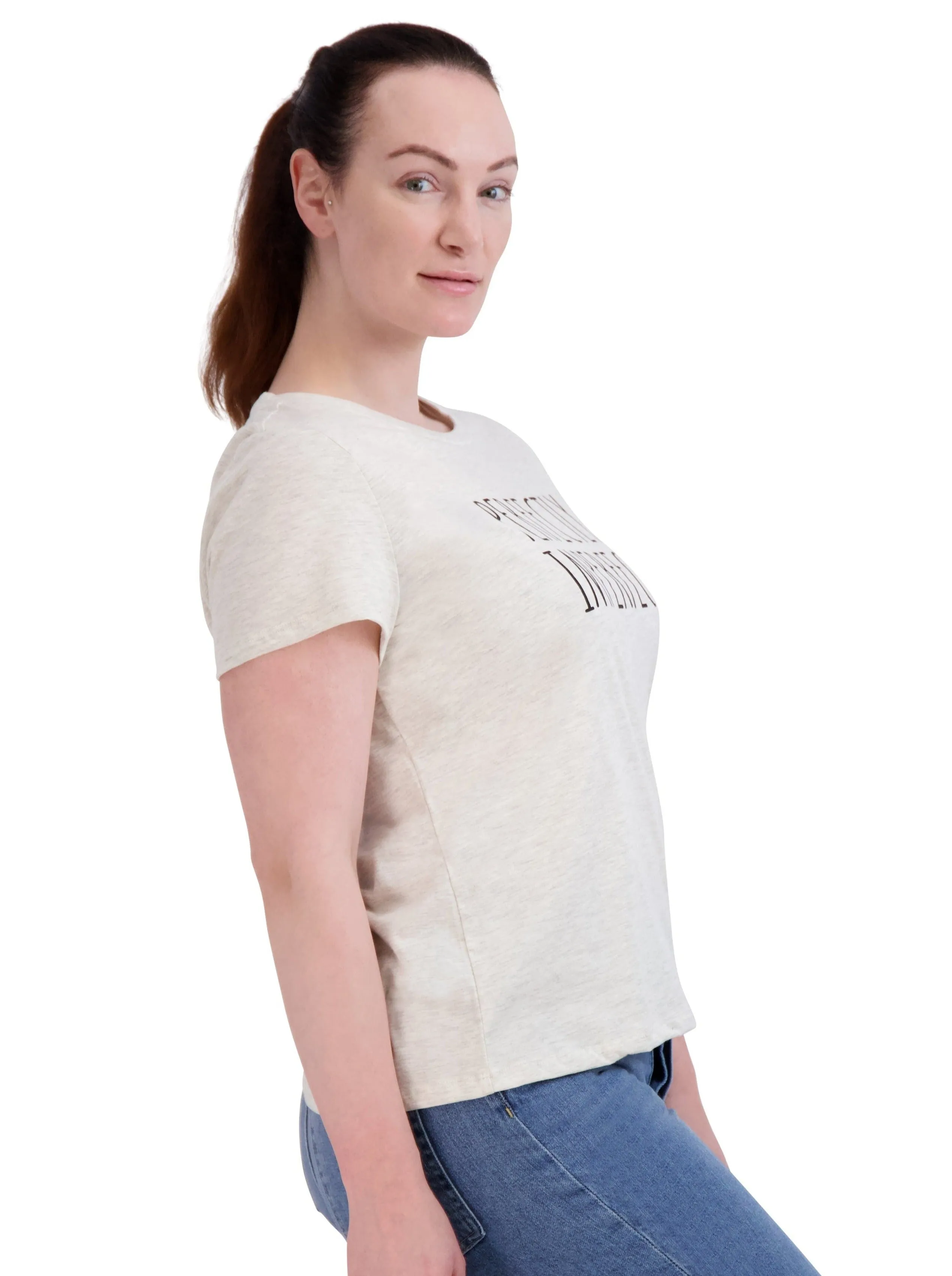 Women's "PERFECTLY IMPERFECT" Short Sleeve Icon T-Shirt