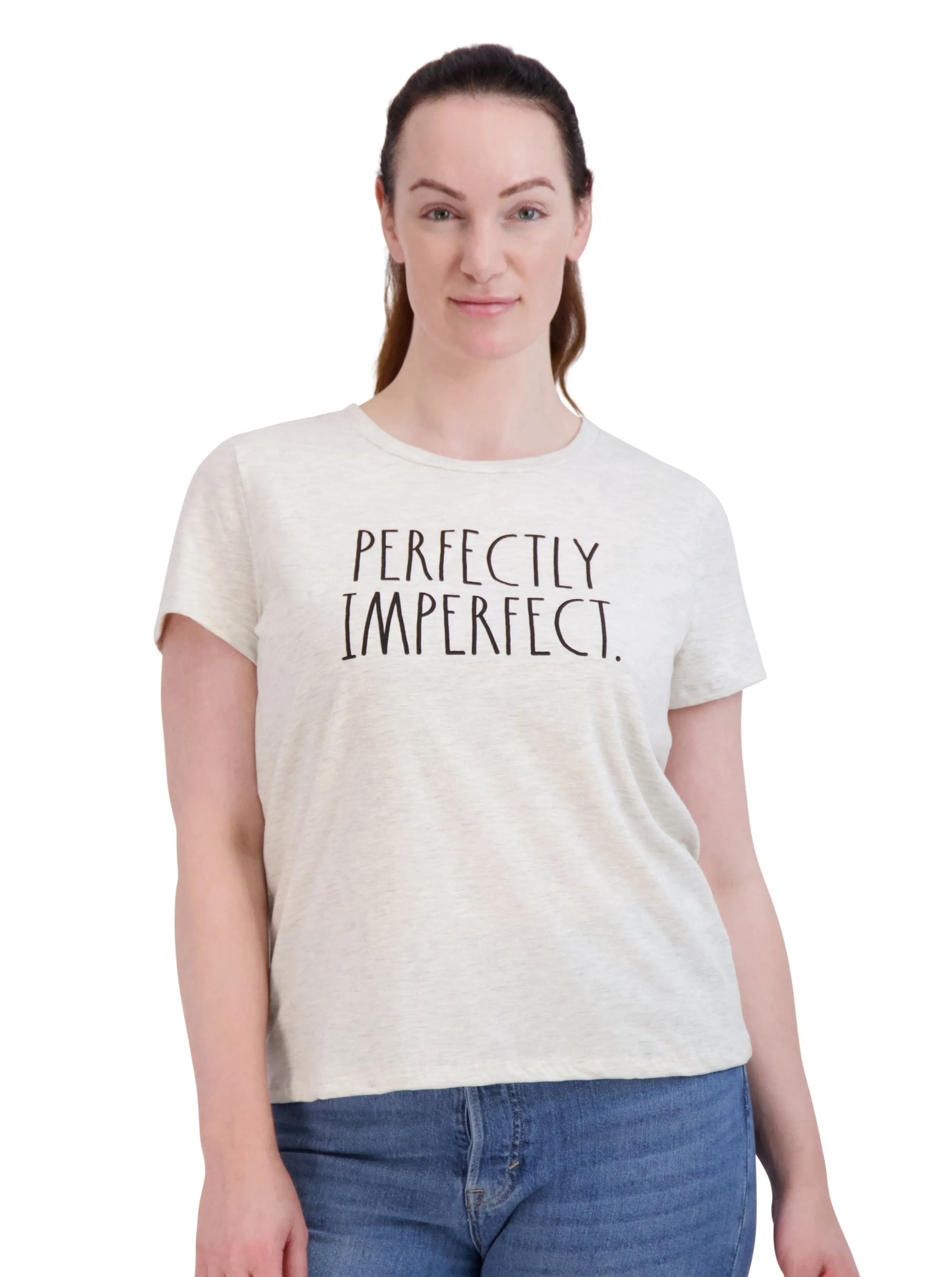 Women's "PERFECTLY IMPERFECT" Short Sleeve Icon T-Shirt