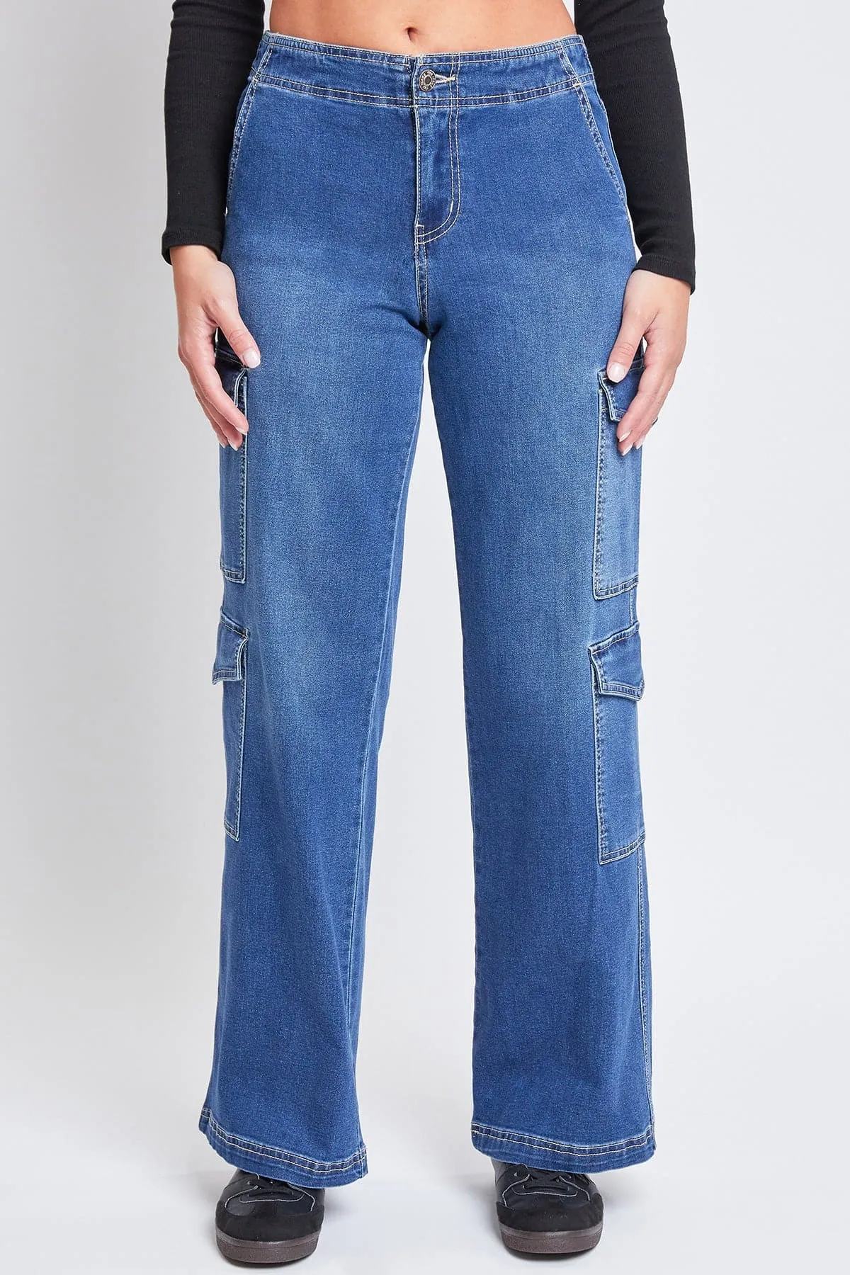 Women’s Wide Leg Double Cargo Jeans