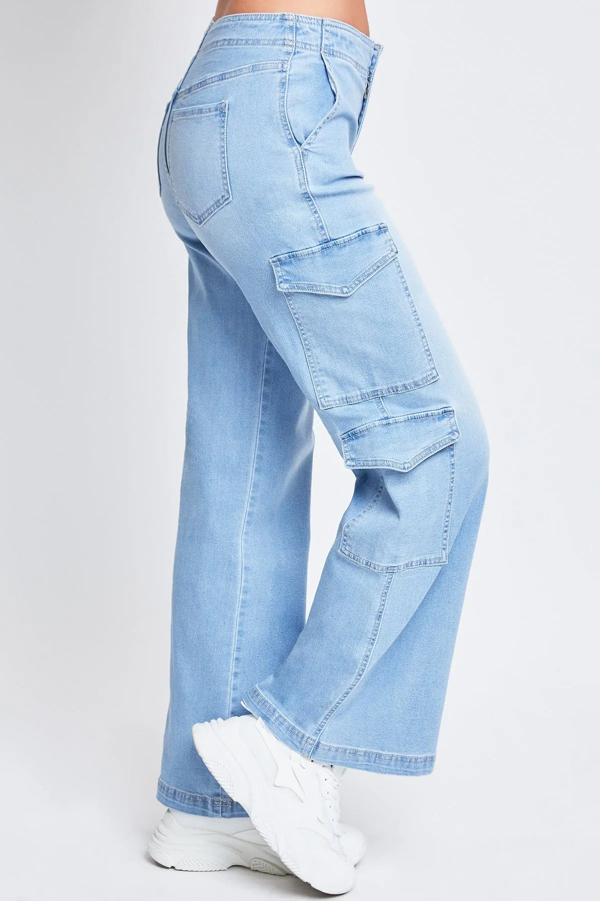 Women’s Wide Leg Double Cargo Jeans