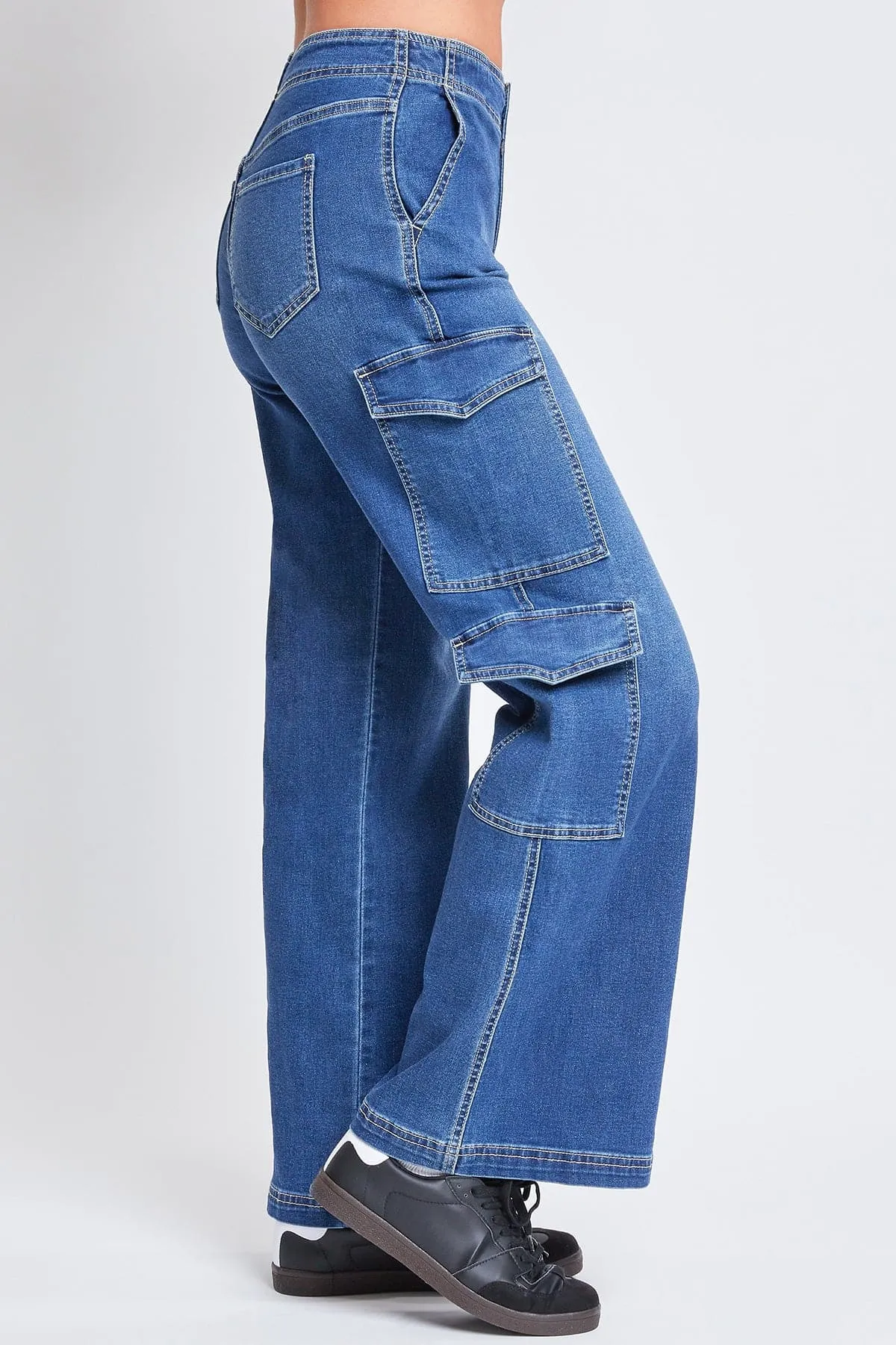 Women’s Wide Leg Double Cargo Jeans