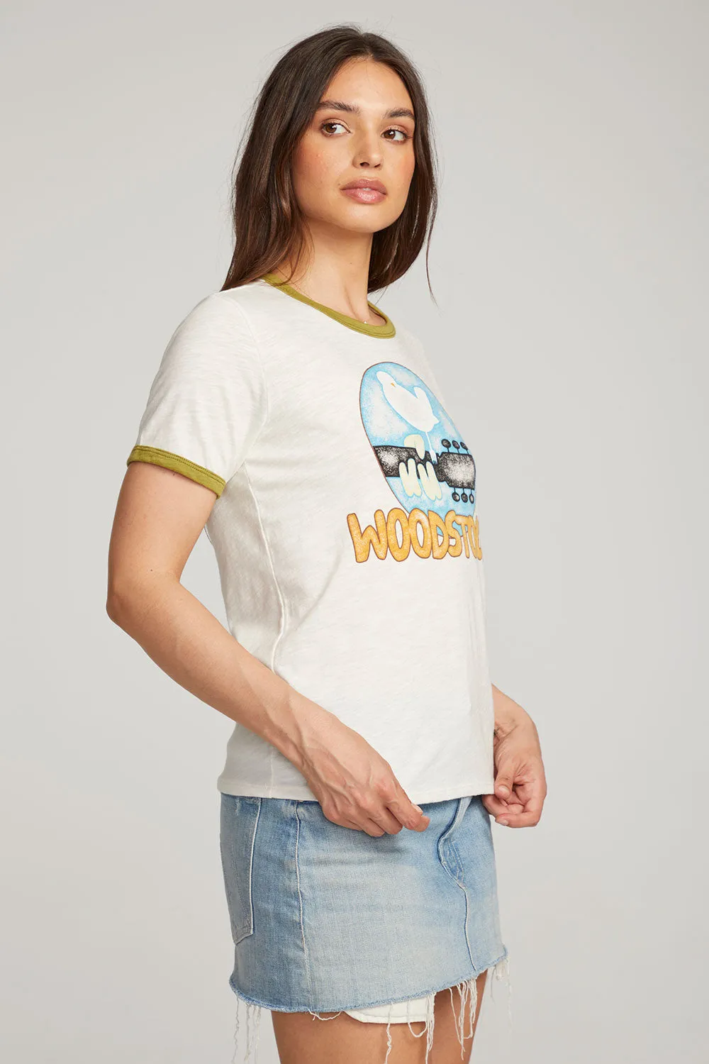 Woodstock Bird On Guitar Tee