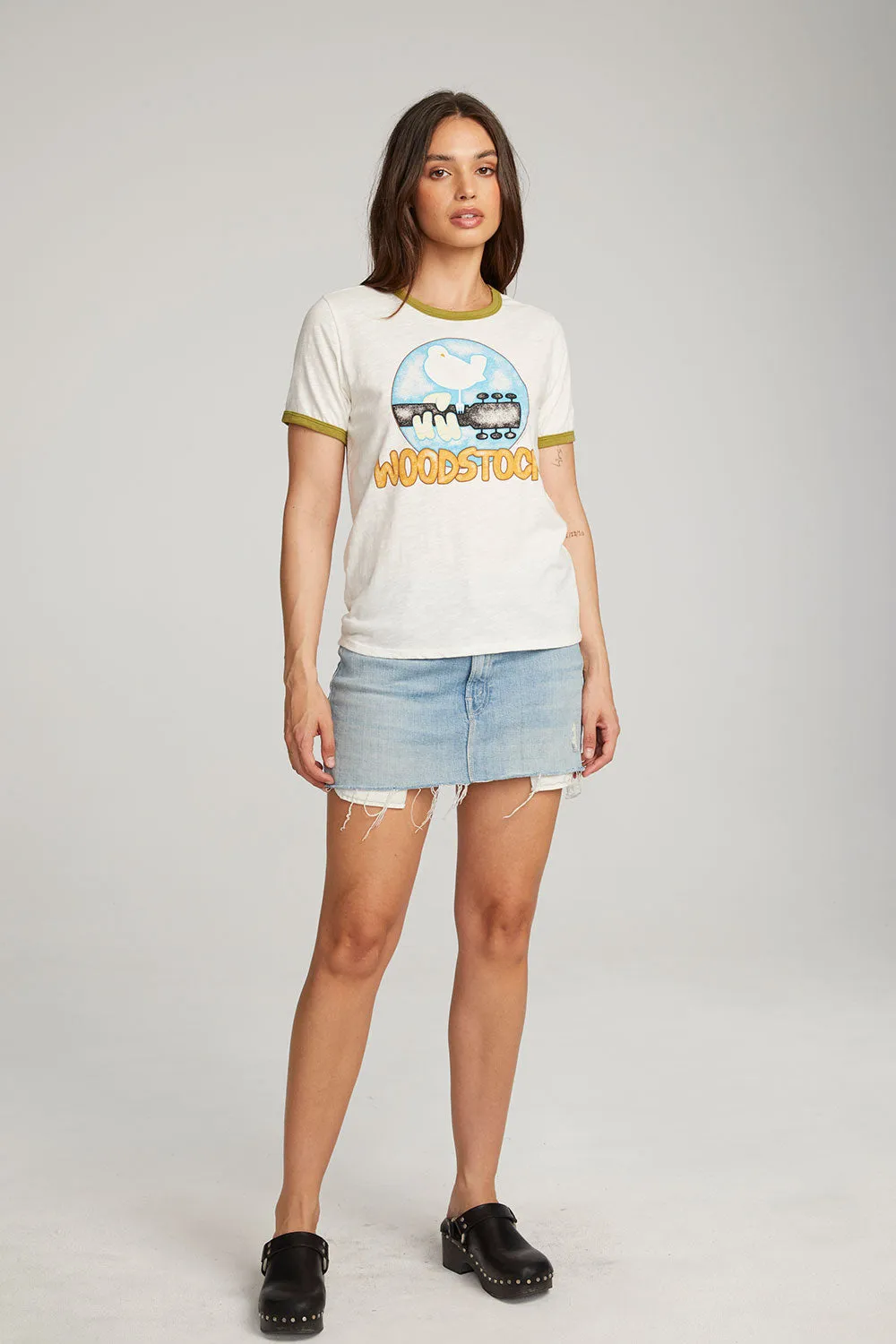 Woodstock Bird On Guitar Tee