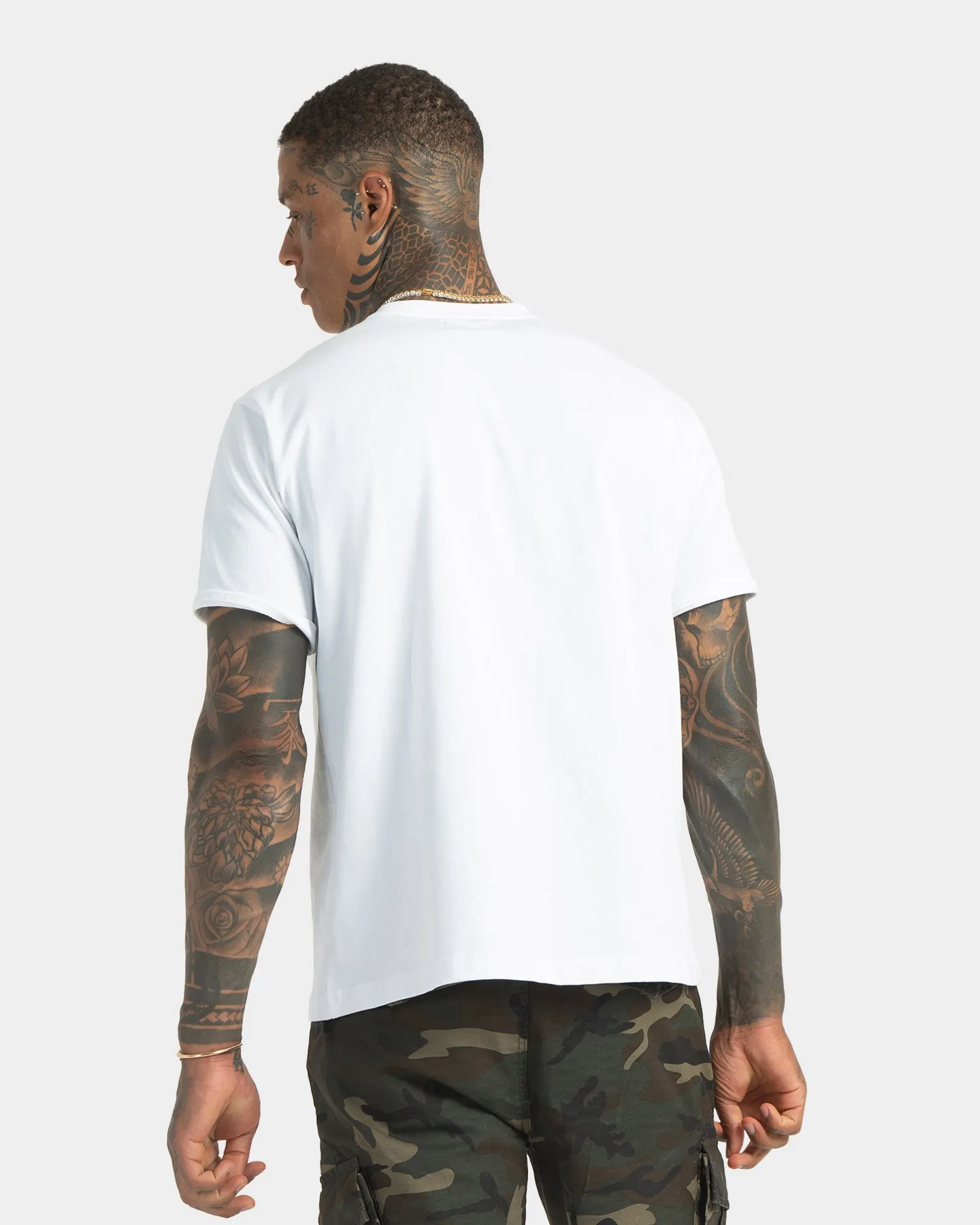 XXIII Santiago Rolled Sleeve T-Shirt White