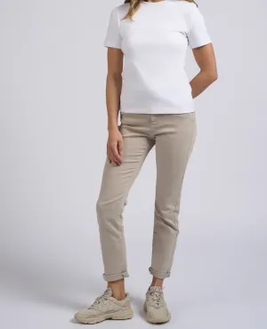 Yaya Dove Grey Straight Leg Jeans